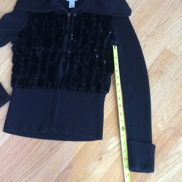 Cache sexy zip front sweater - Picture 7 of 8